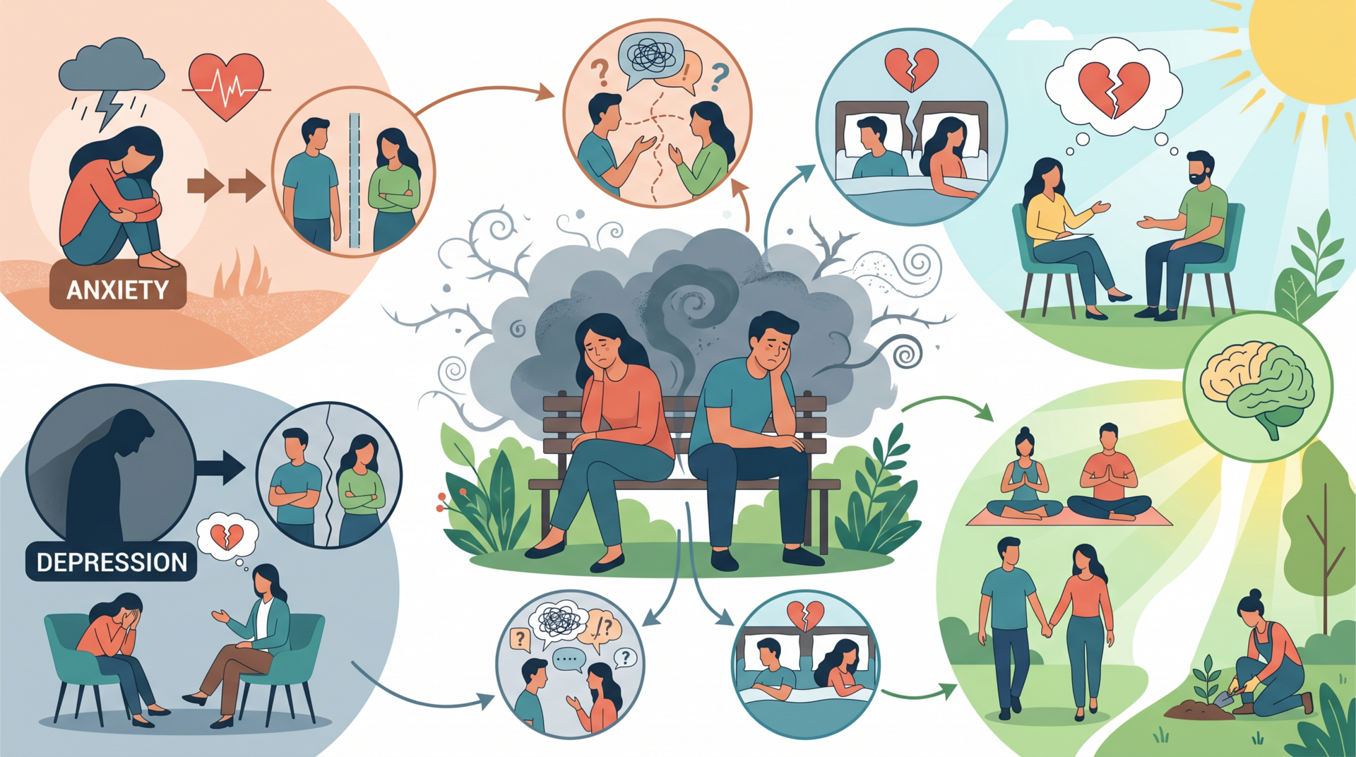 Mental Health Awareness Month: How Anxiety & Depression Impact Intimacy and Relationships
